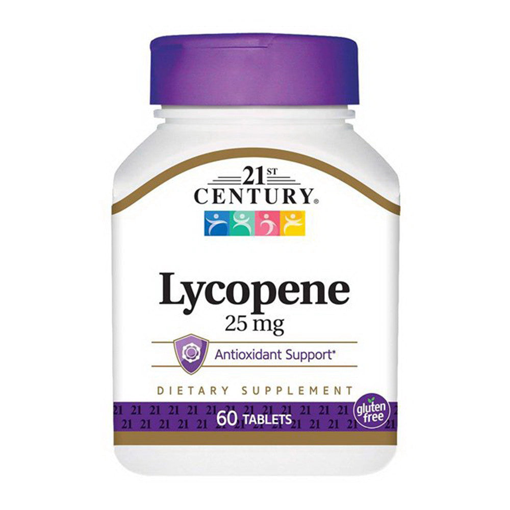 21St Century Lycopene 25Mg Maximum Strength Tablets - 60 Ea